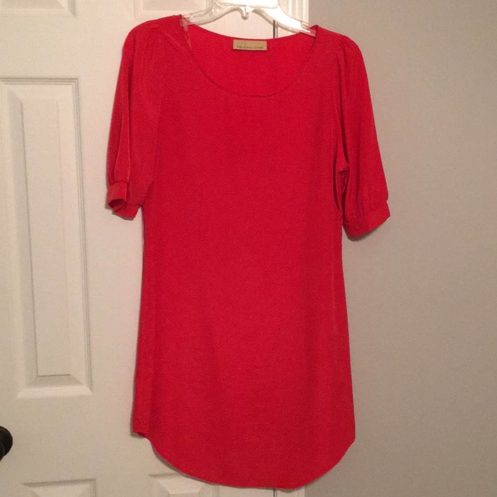 Boutique Solid red dress